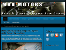 Tablet Screenshot of mdhmotors.com